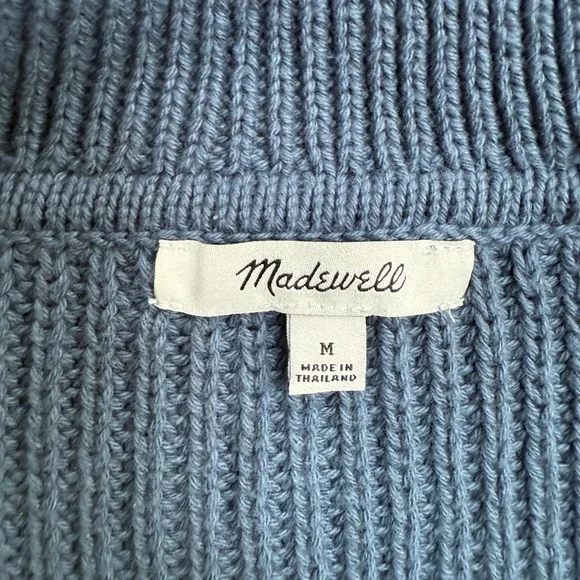 Madewell Ribbed Polo Cardigan Sweater - Picture 2 of 3